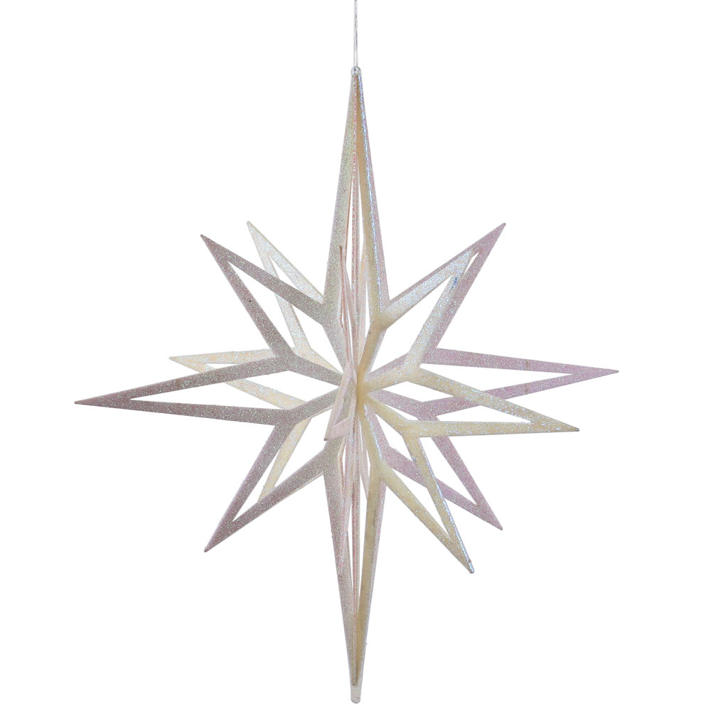 M148538 32 in. 3D Champagne Star Ornament