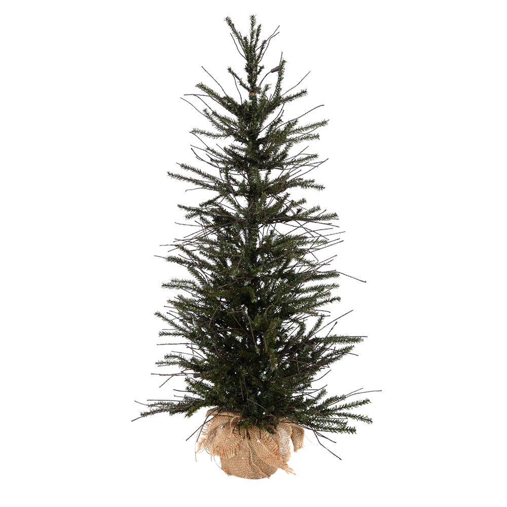 B167630 30 x 16 in. Brown & Green Vienna Twig Artificial Christmas Tree with 433 Tip Count