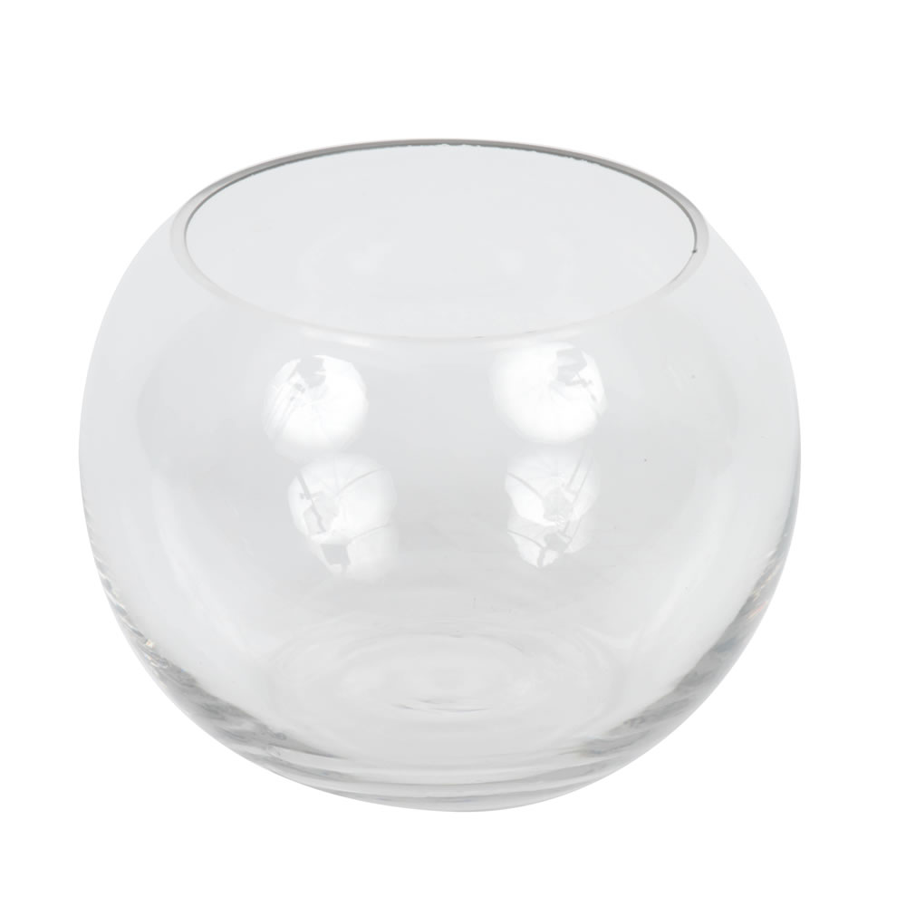 LG184301 5 in. Clear Bubble Glass Container Set  2 per Pack