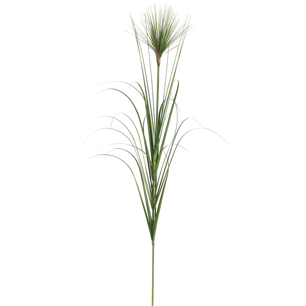 40 in. Artificial Green Brushed Grass Spray, 6 per Pack