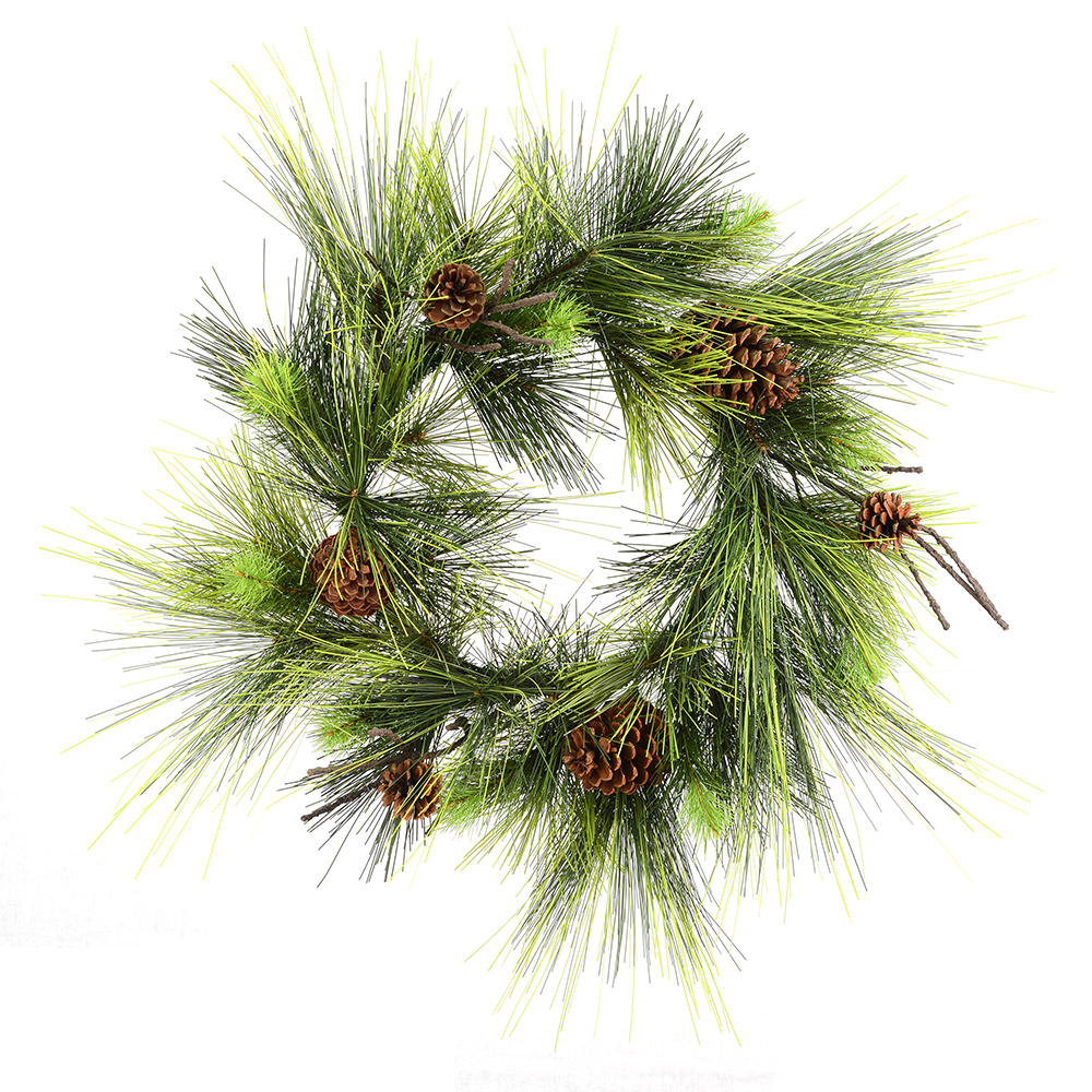24 in. Boulder Pine Wreath