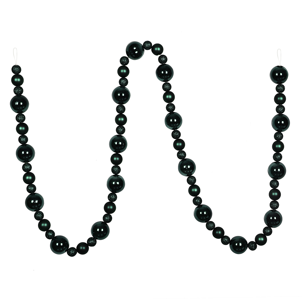 9 ft. Sea Blue Assorted Ball Garland