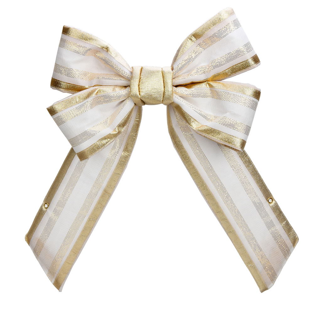 24 in. Outdoor Champagne Bow