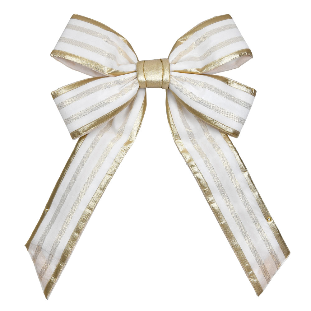 36 in. Outdoor Champagne Bow