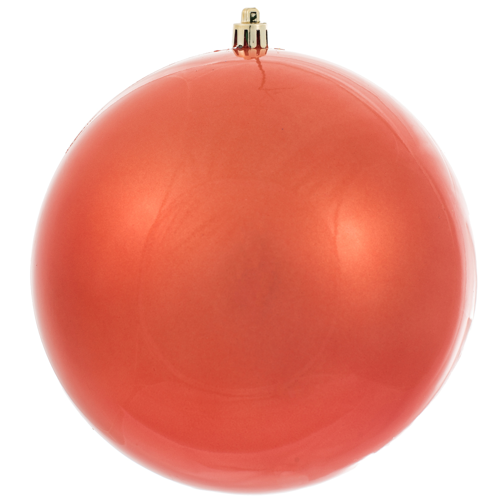 3 in. Coral Candy UV Treated Ball Ornament - 12 per Bag