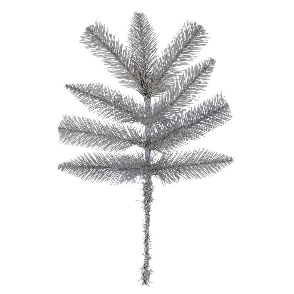 Picture of Vickerman A193103-6 18 in. x 12 Tips Platinum Fir Spray - 6 per Bag