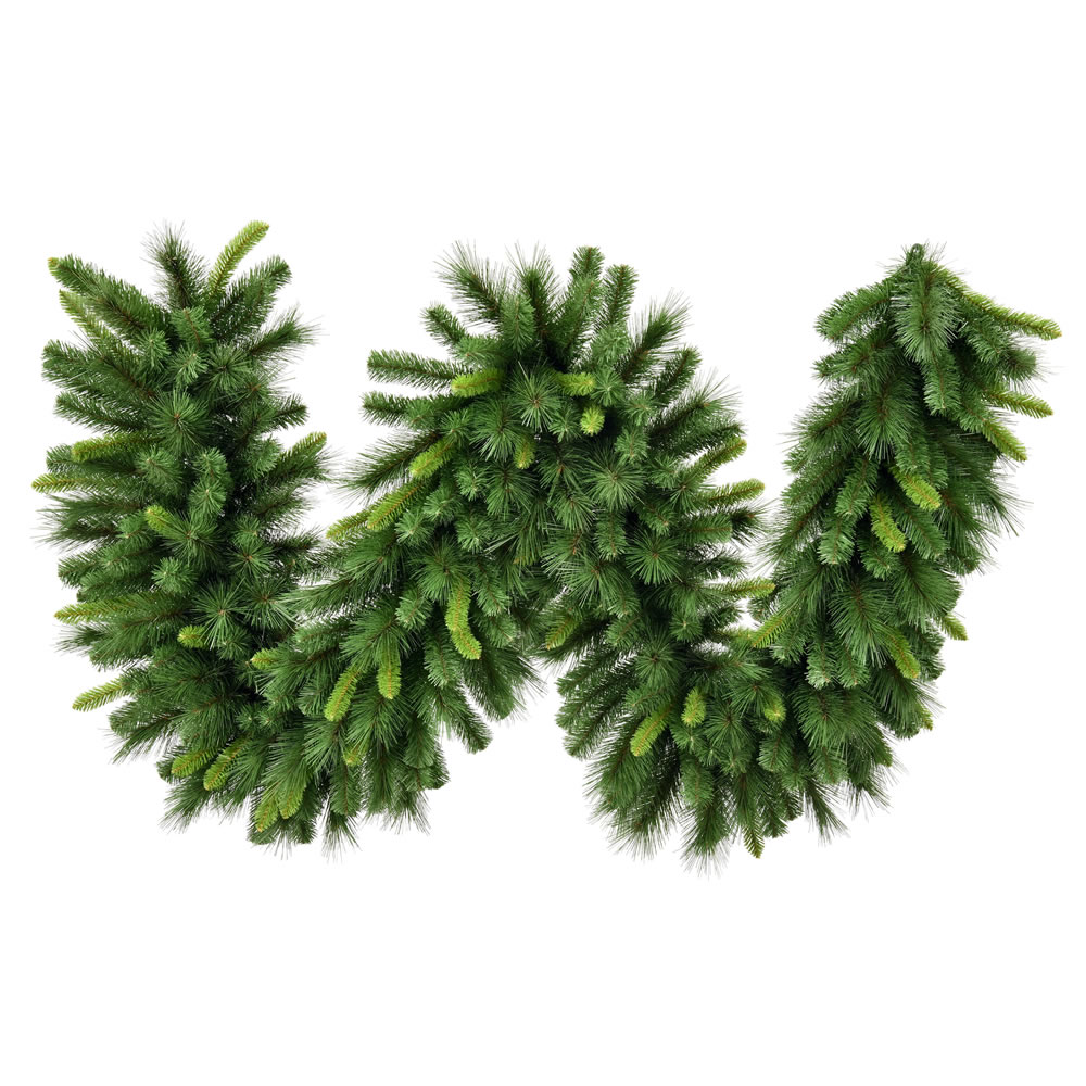 9 ft. x 14 in. Bangor Mixed Pine Garland with 255 PVC & Hardneedle Tips