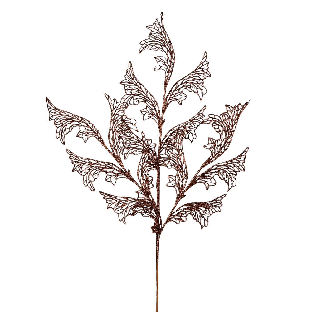 27 in. Chocolate Glitter Coral Bell Spry - 12 per Bag