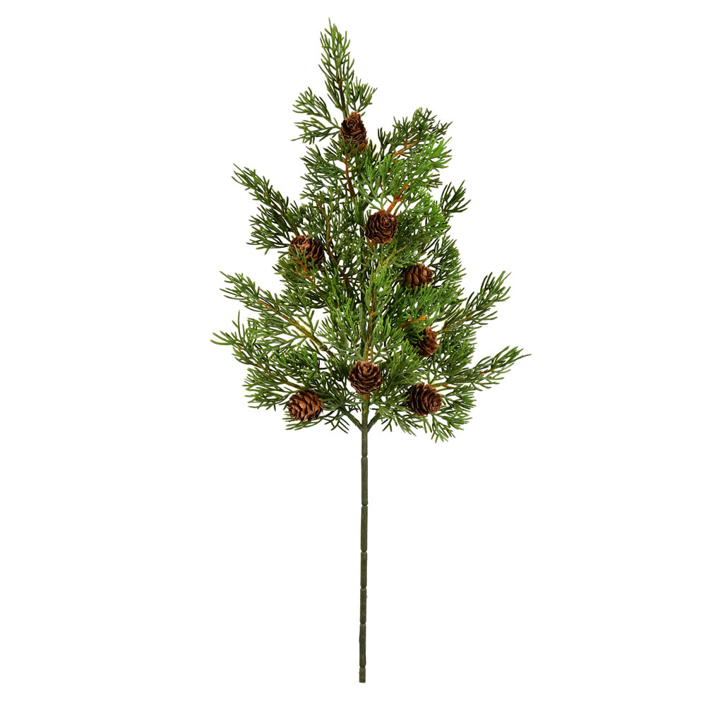 19 in. Green Cypress Spray