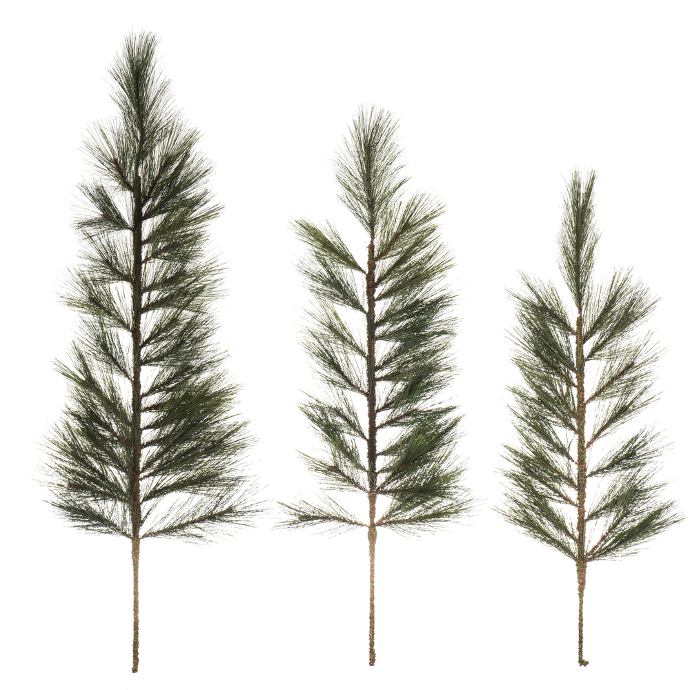 G198228 36-42-48 in. White Pine Tops 3 Piece Set