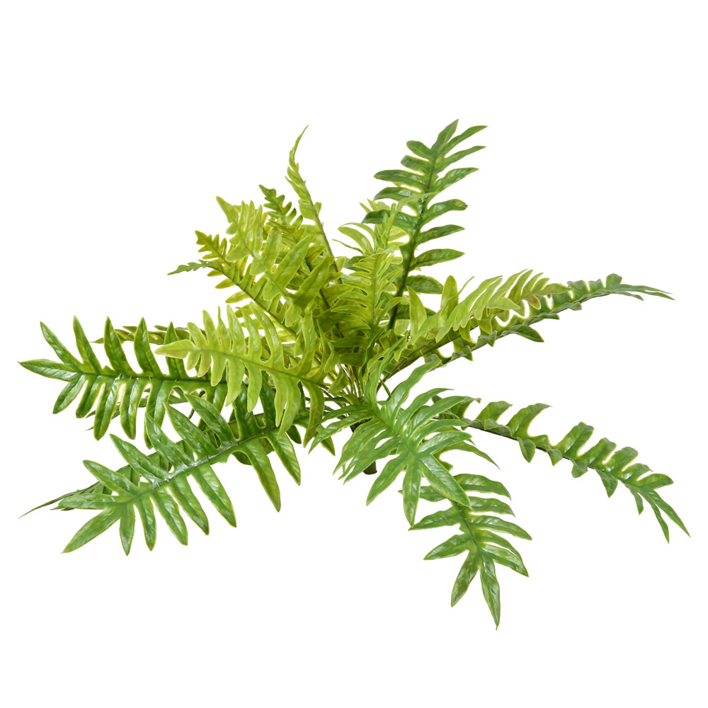 26 in. Green Fern Bush