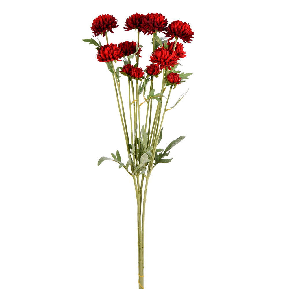 27 in. Red Daisy Spray