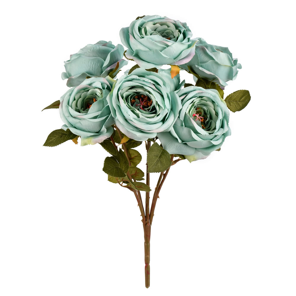 17.5 in. Powder Blue Rose Bush