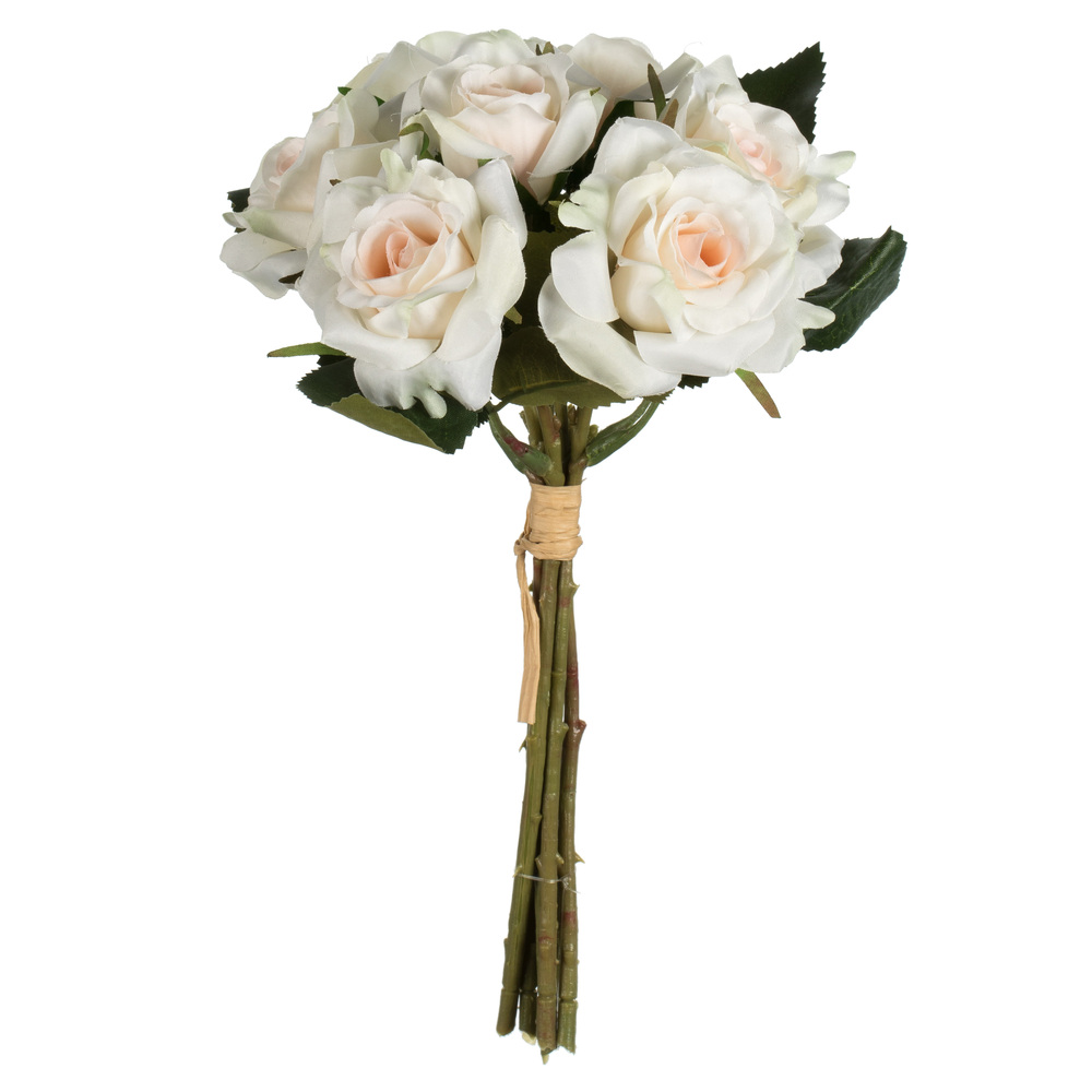 10 in. Cream Rose Bundle