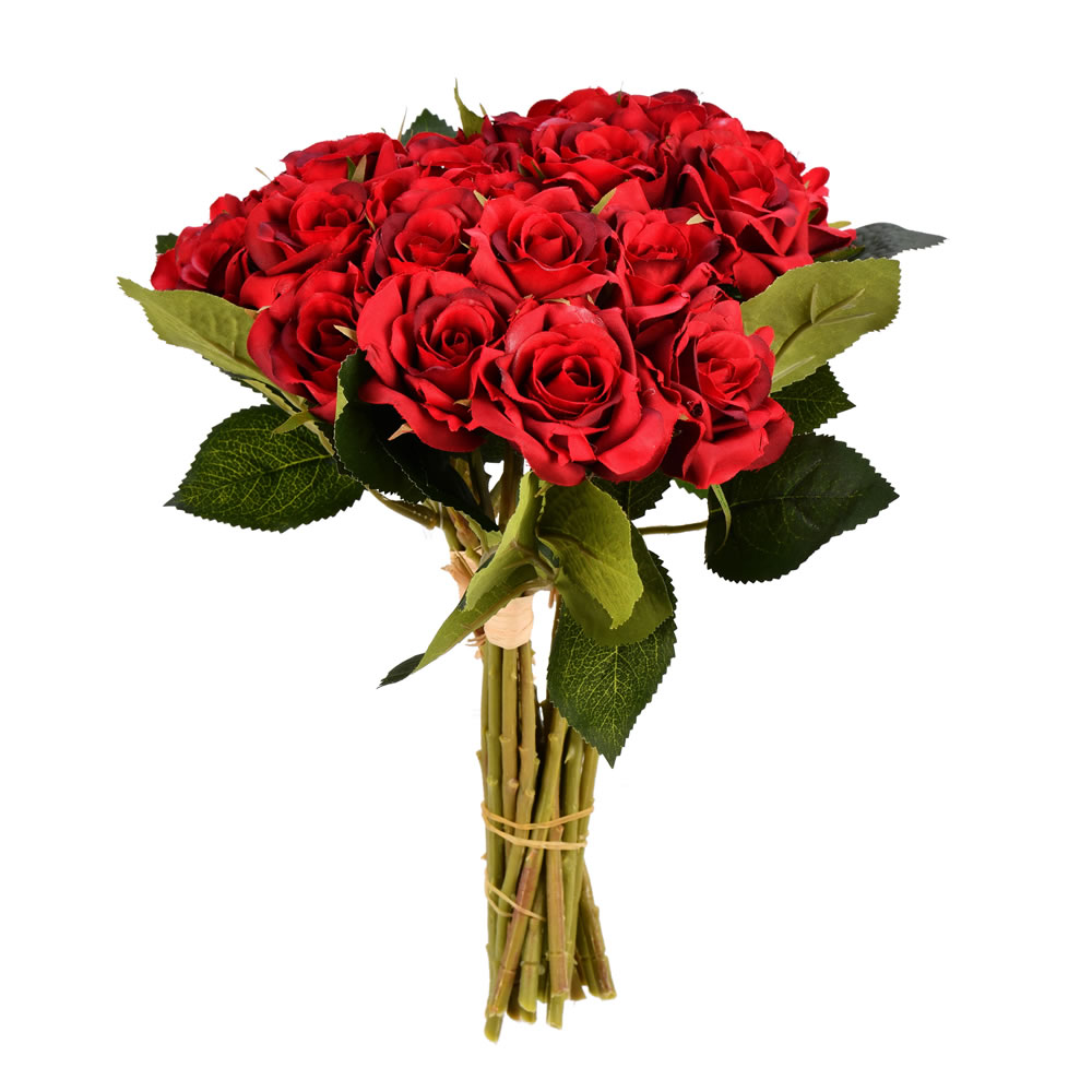 10 in. Red Rose Bundle