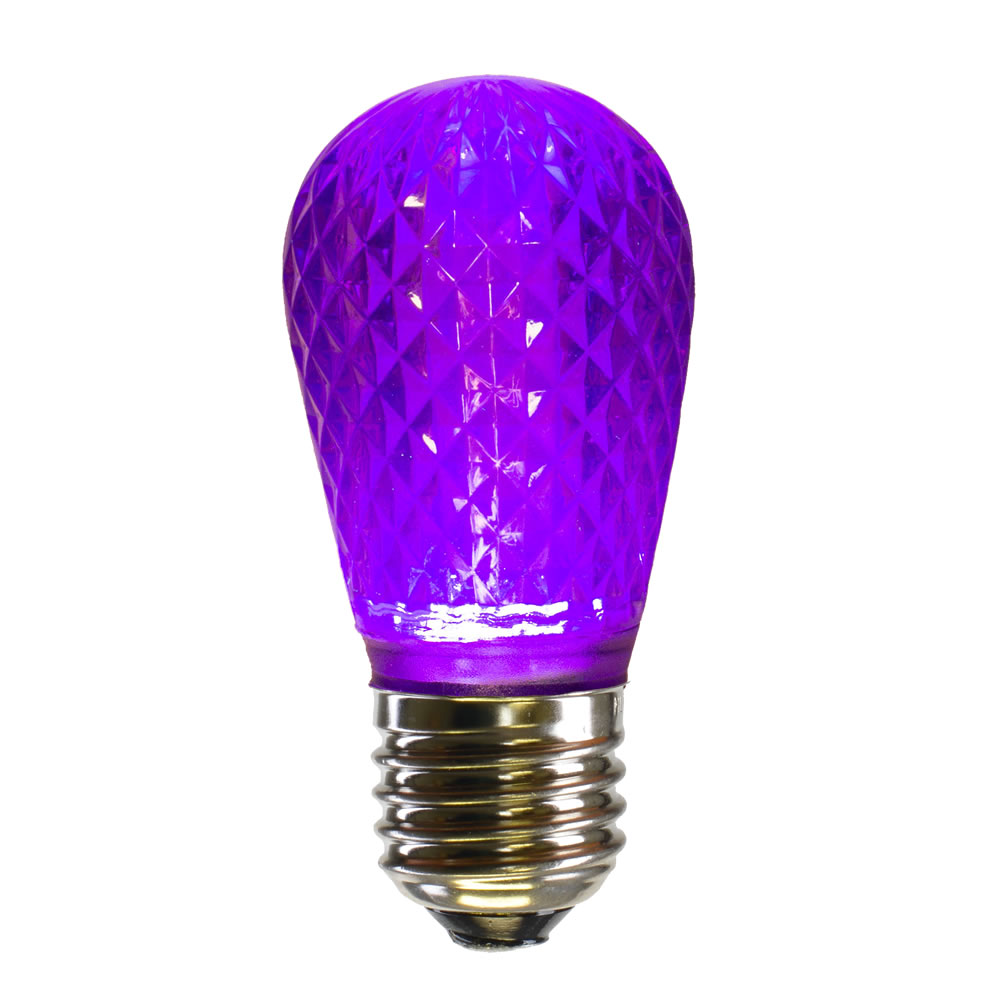 Picture of Vickerman XLEDS16-10 11S14 Faceted LED Purple E26 Lamp 