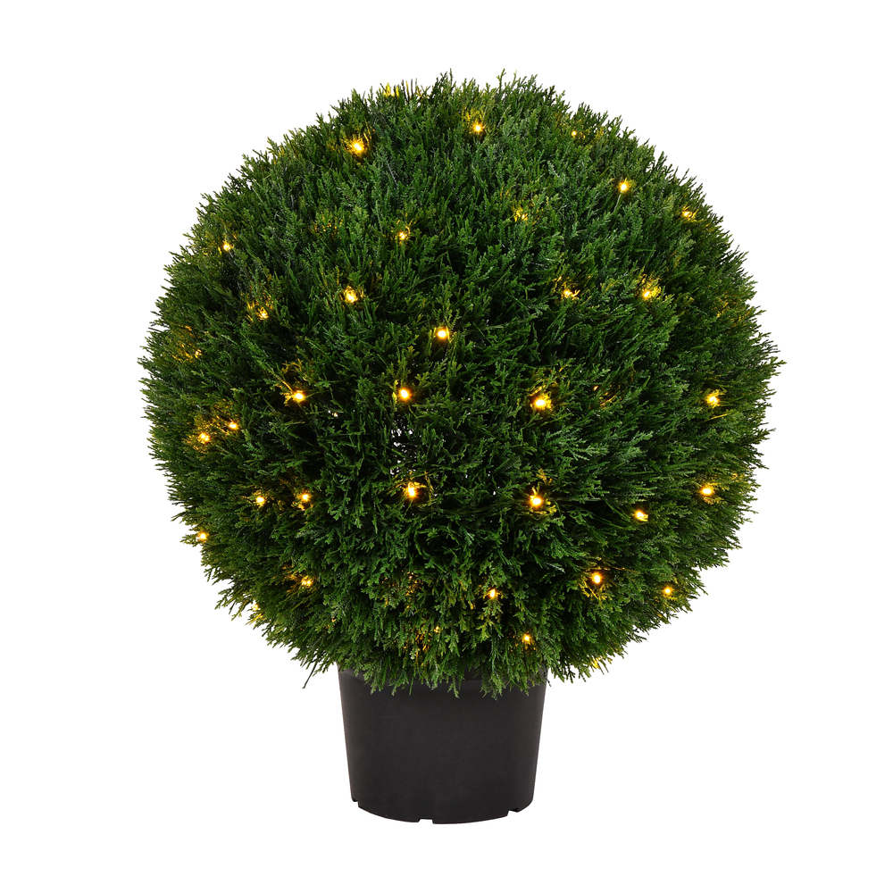 24 in. Cedar Ball UV 100 Warm White LED Light