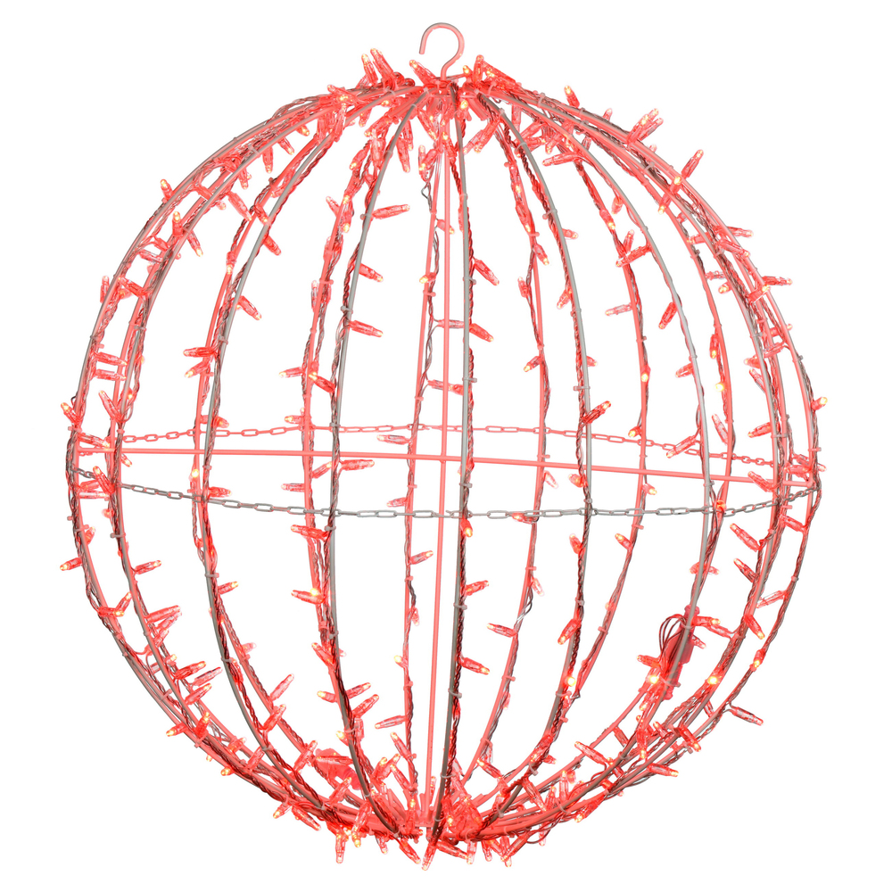 X30LED03 324 Light x 30 in. Red Jumbo LED Sphere