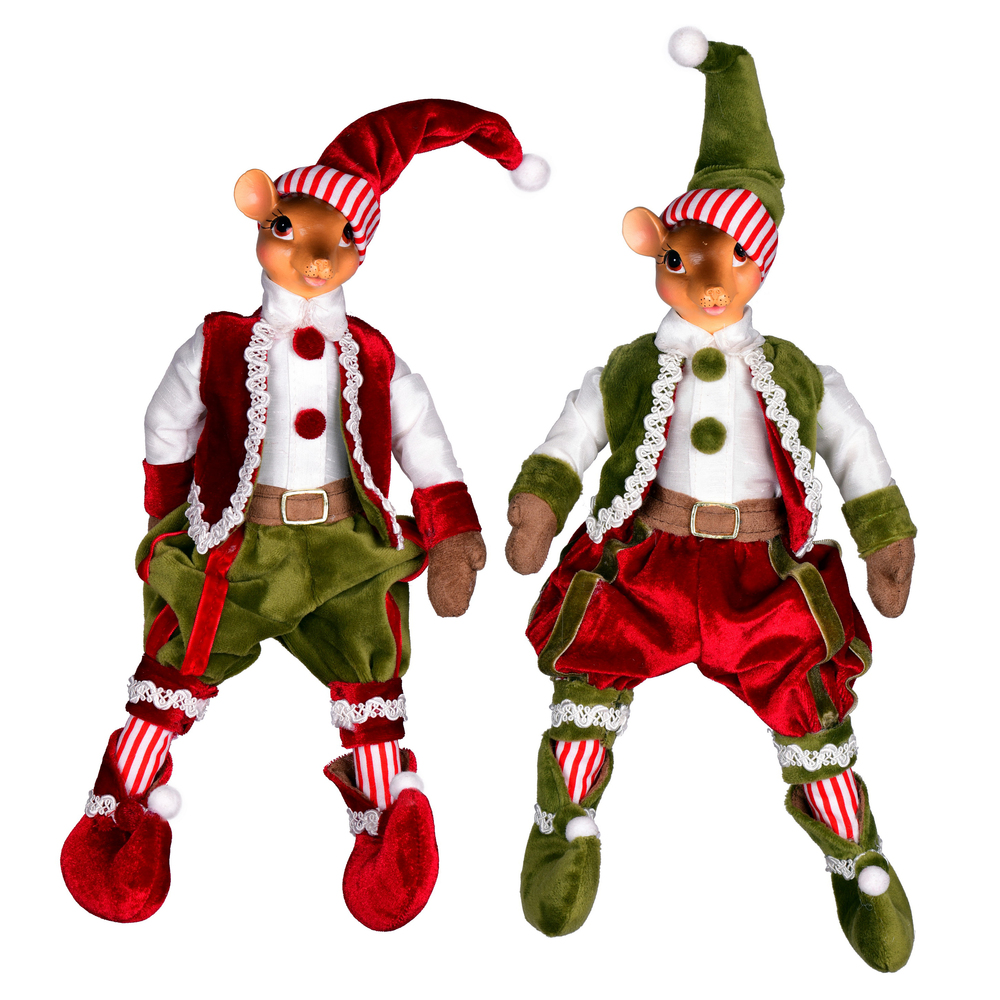 14 in. Candy Wonderland Mouse Doll Assortment - Box of 2