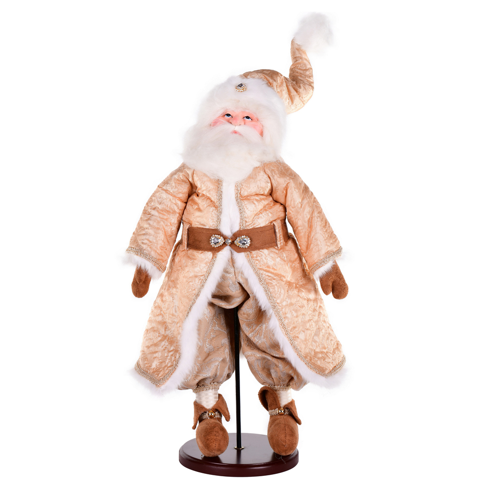 Picture of Vickerman KV201119 19 in. Rejoice Santa Doll with Stand 