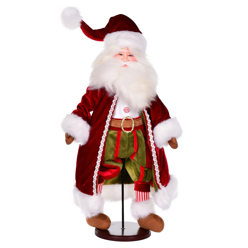 Picture of Vickerman KV202019 19 in. Deck The Halls Santa Doll with Stand 