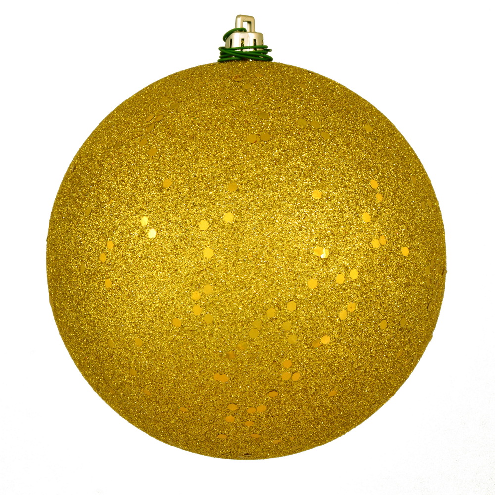 Vickerman 661284-6" Medallion Sequin Ball Christmas Christmas Tree Ornament (4 Pack) (N591546DQ)
