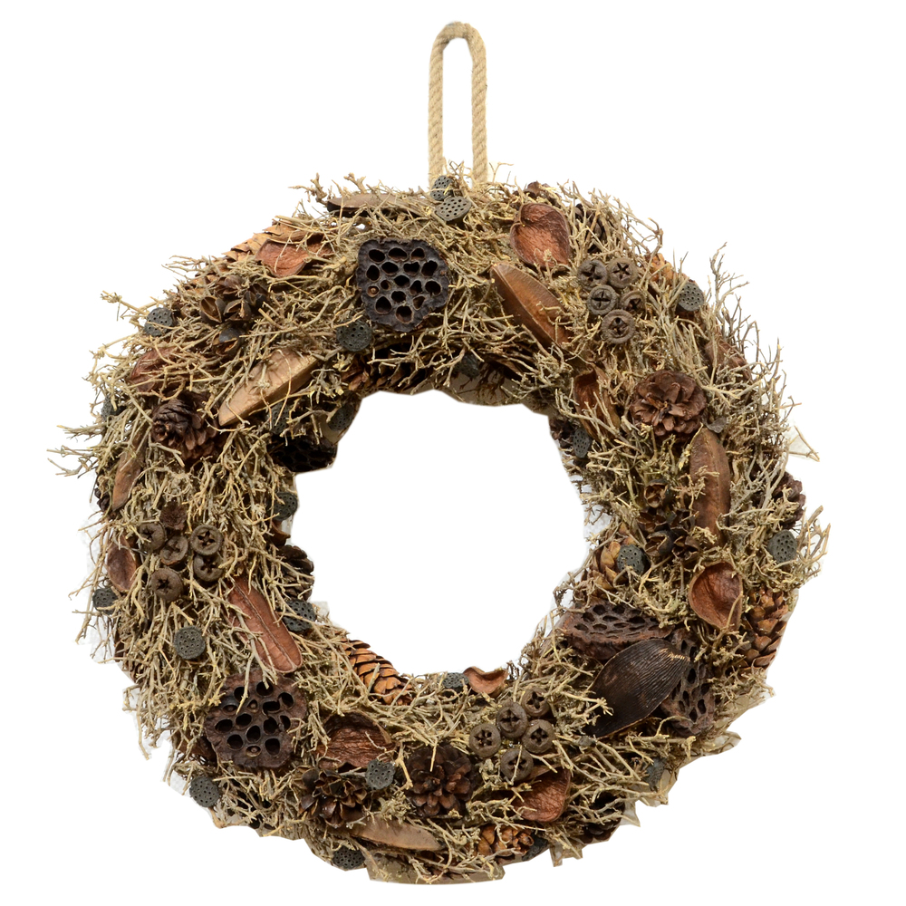 20 in. Natural Mixed Wreath
