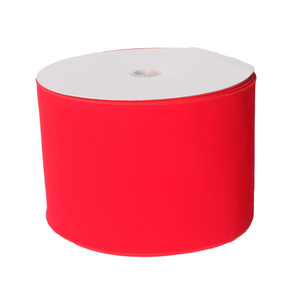 Picture of Vickerman Q206236 6 x 50 in. Yard Red Velvet Outdoor Ribbon