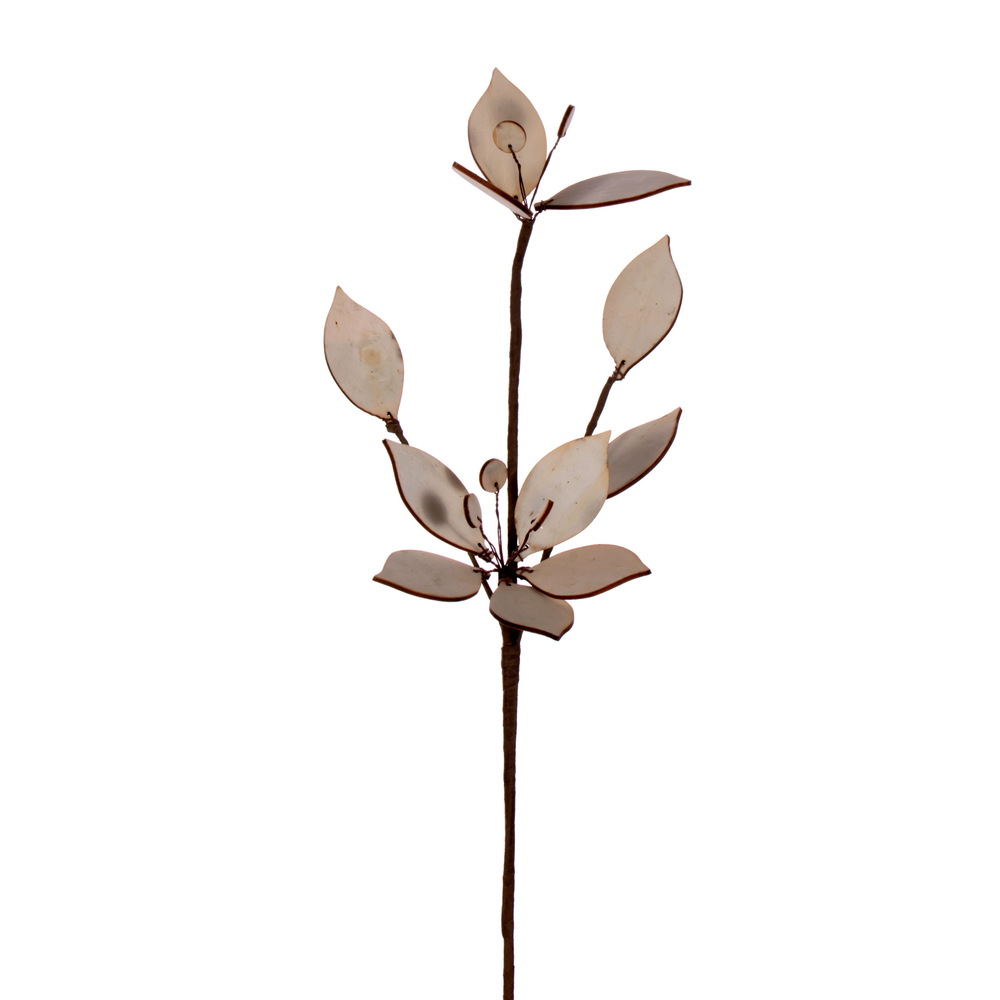 7 in. Poinsettia Spray, Natural - Pack of 4