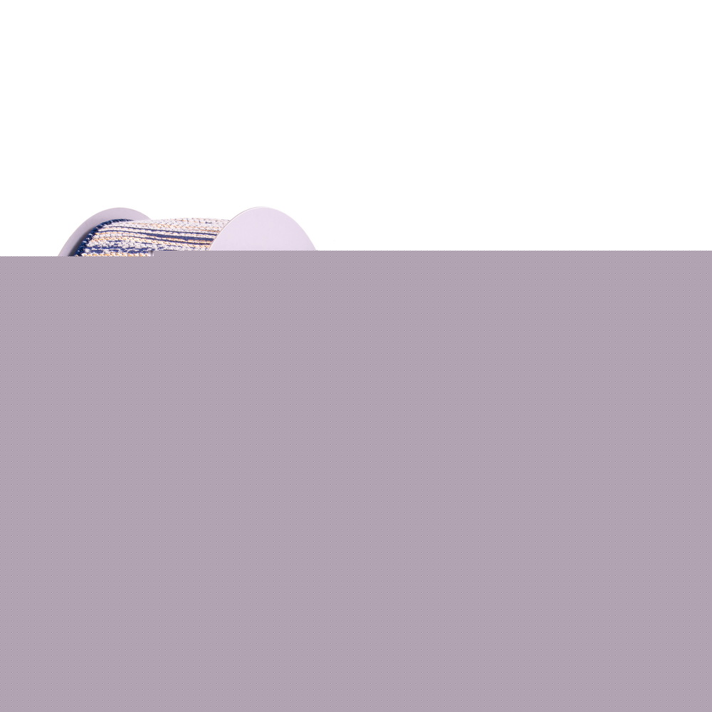 2.5 in. x 10 Yards Navy, Cream & Champagne Ribbon