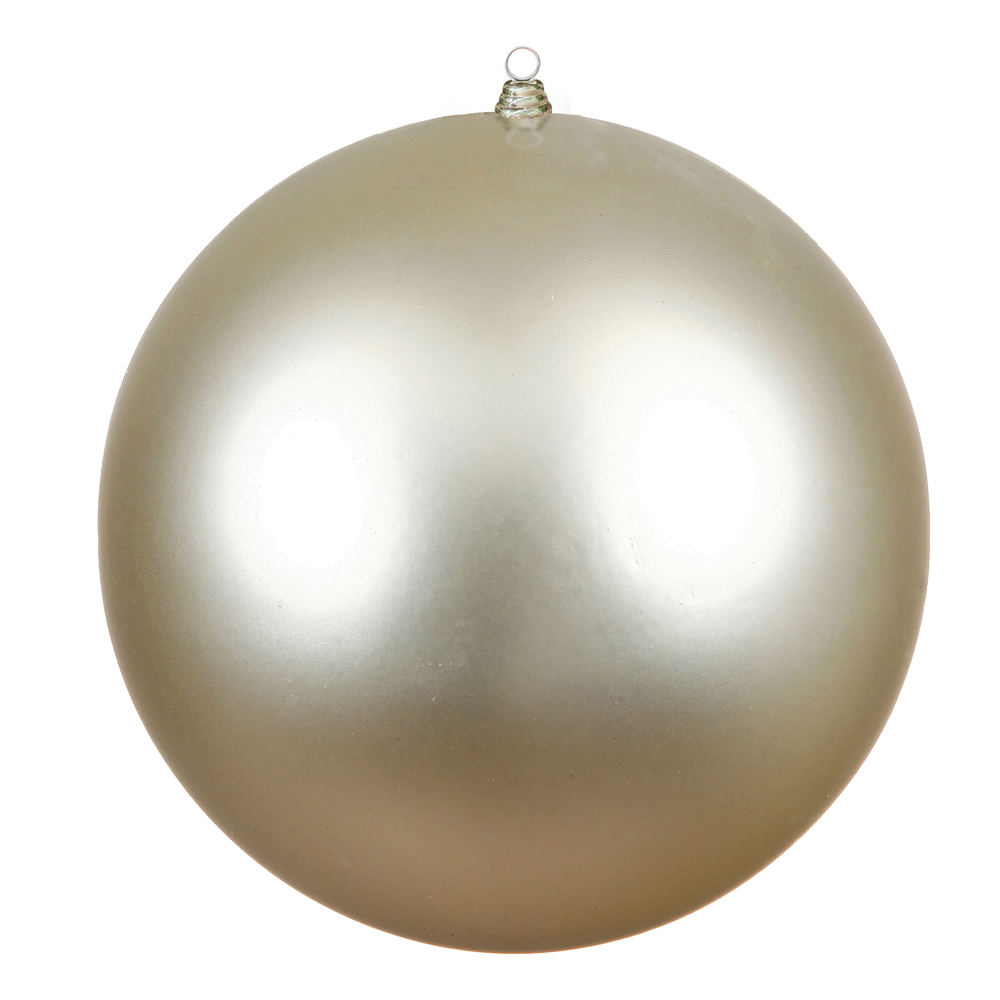 24 in. Giant Matte Ball Ornament, Champagne