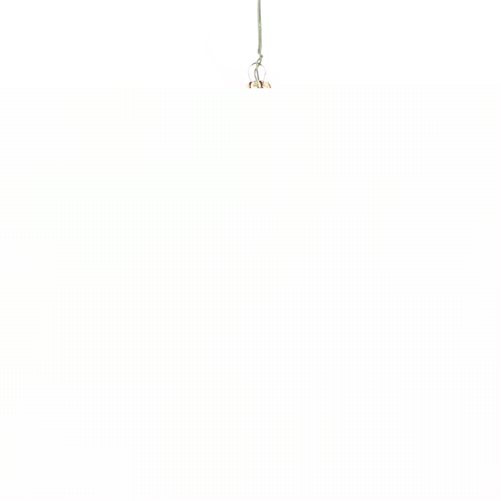 6 in. Red Matte Glitter Ball Christmas Ornament - 2 per Bag