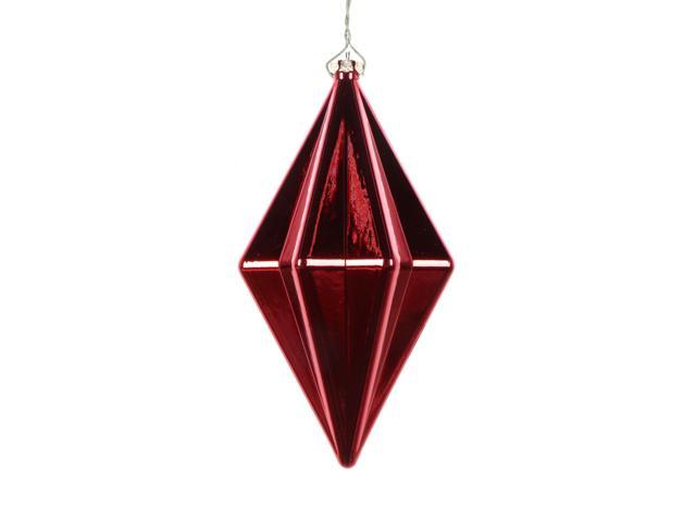5.5 in. Matte Finial Ornament, Burgundy - 4 per Bag