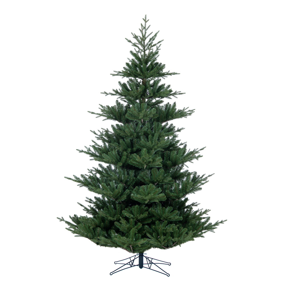 G211075 7.5 ft. x 61 in. Hudson Fraser Fir Artificial Christmas Tree with 2548 PE-PVC Tips - Green -  Vickerman