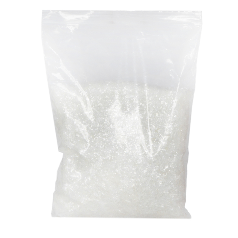 16 oz White Iridescent Scatterflakes Bag