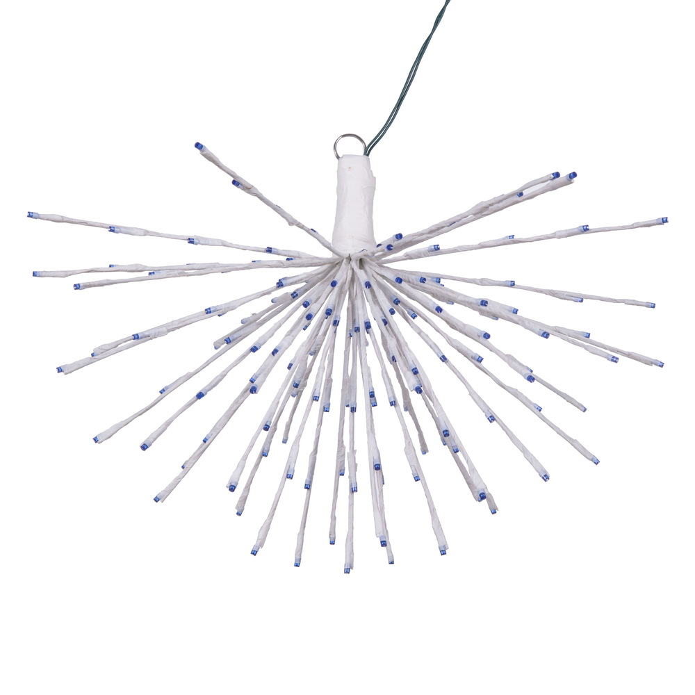 24 x 20 in. 160 Starburst LED Wide Angle Light, White & Blue