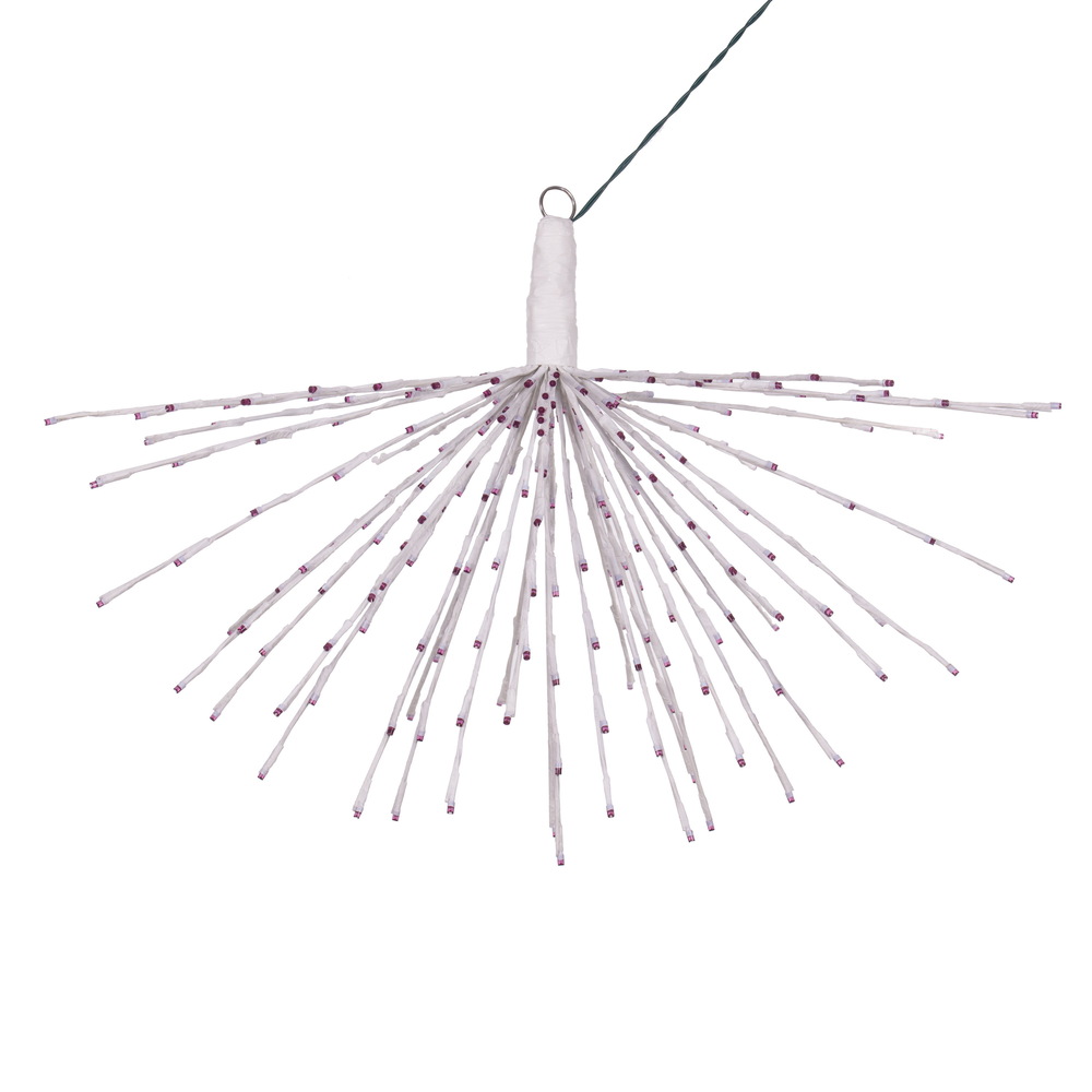 32 x 28 in. 240 Starburst LED Wide Angle Light, White & Purple