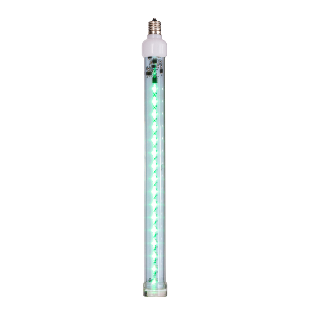 XS12C94 12 in. Green C9 LED SnowFall Tube - Pack of 5 -  Vickerman