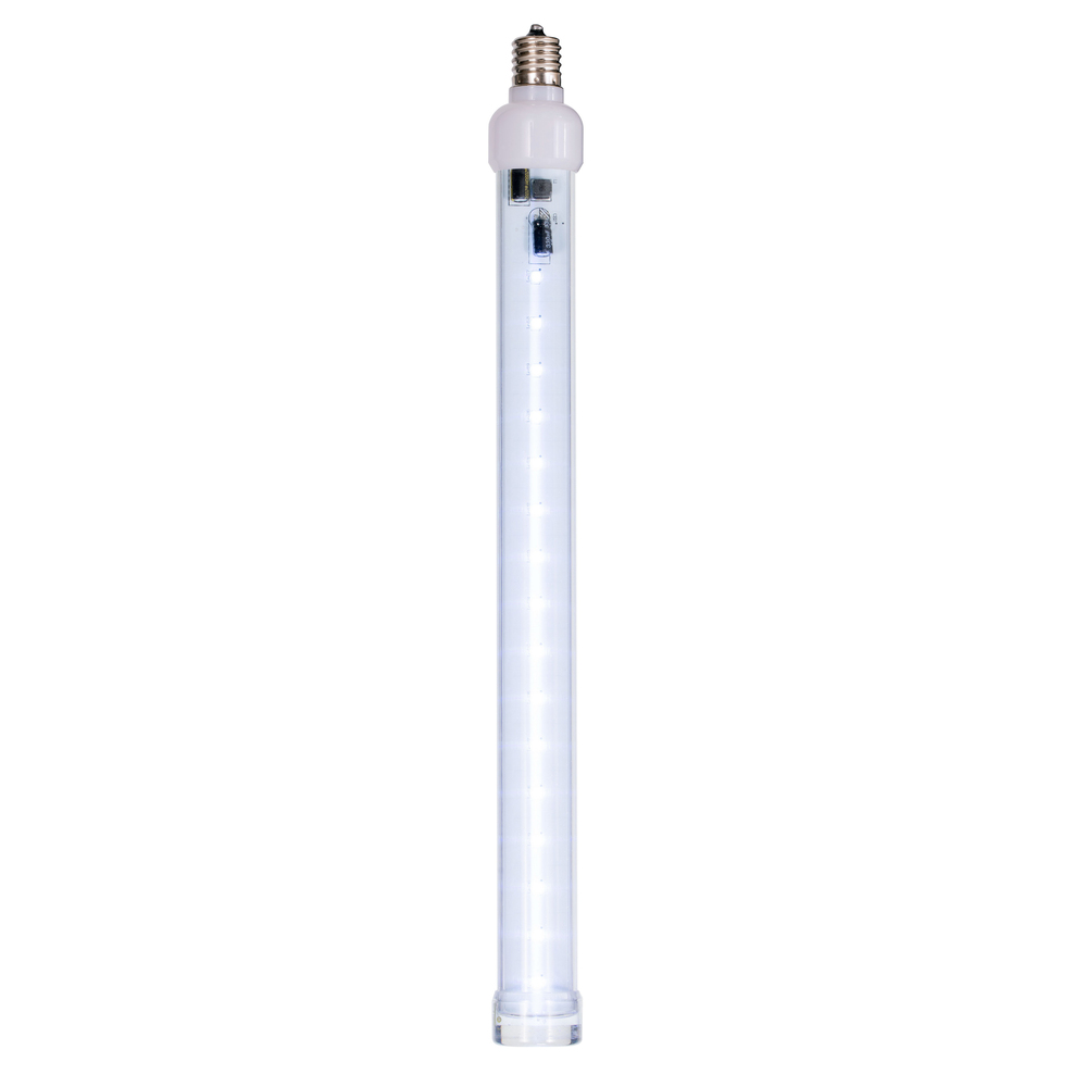 12 in. C9 LED Snowfall Tube, Cool White - Pack of 5