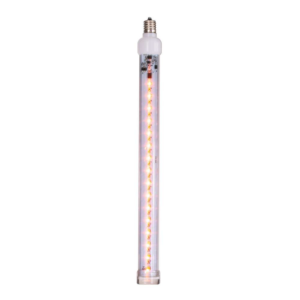 XS12C98 12 in. Orange C9 LED SnowFall Tube - Pack of 5 -  Vickerman