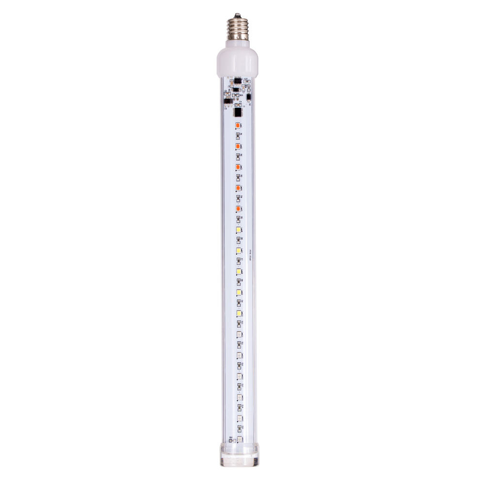 12 in. Red, White & Blue C9 LED SnowFall Tube - Pack of 5