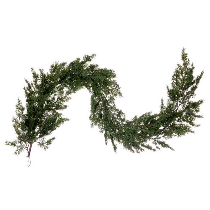 66 in. Green Cypress Full Garland