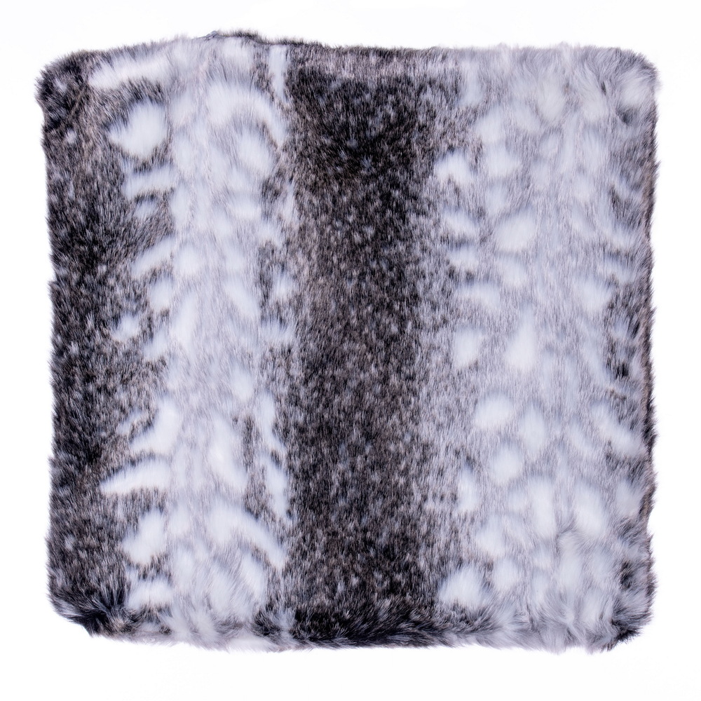 18 x 18 in. Arctic Faux Fur Pillow, White