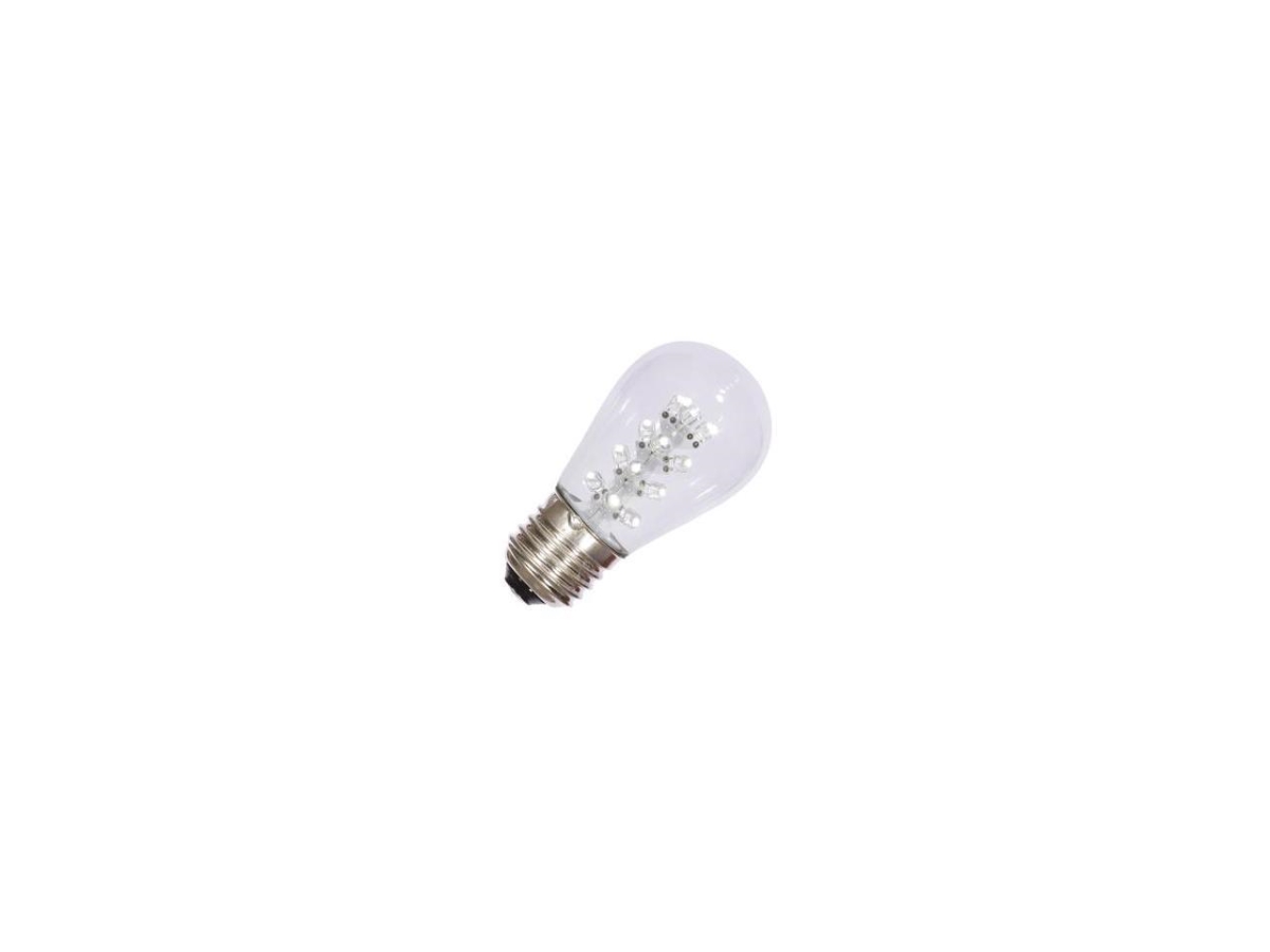 X14ST11-5 130V 1.3W S14 Transparent E26 Nickel Base LED Bulb, Warm White - Pack of 5
