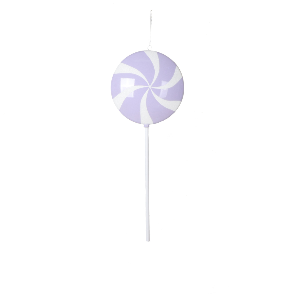 26 in. Flat Lollipop Ornament, Pastel Lavender