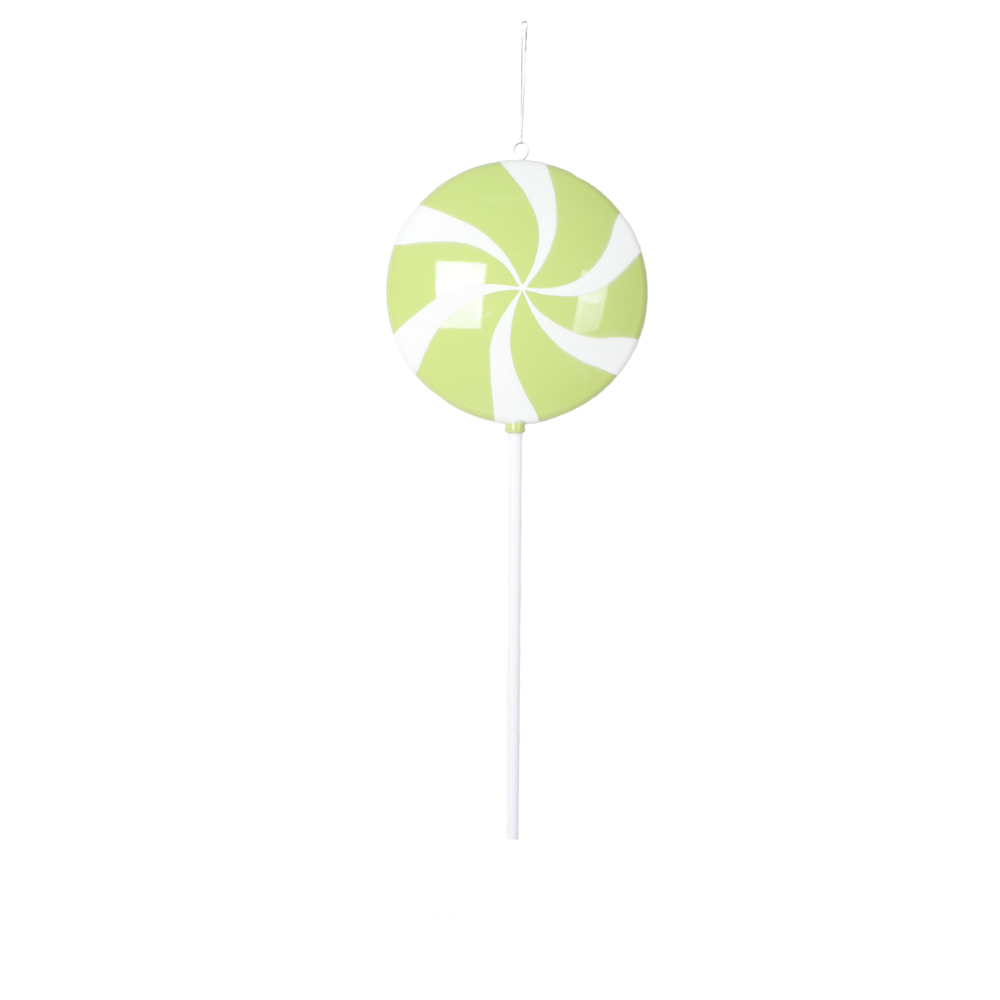 26 in. Flat Lollipop Ornament, Lime