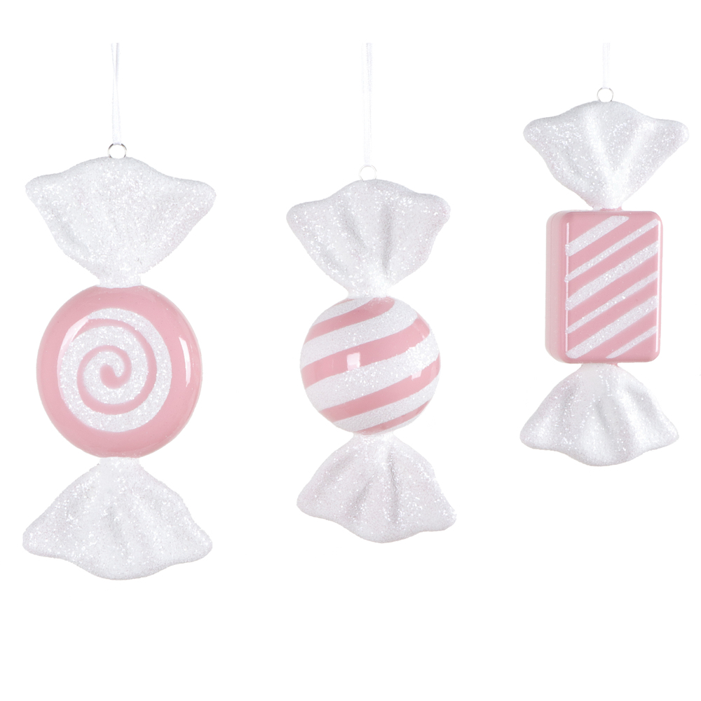 MT227179 7.5-8 in. Candy Assortment, Pastel Pink - 3 per Bag