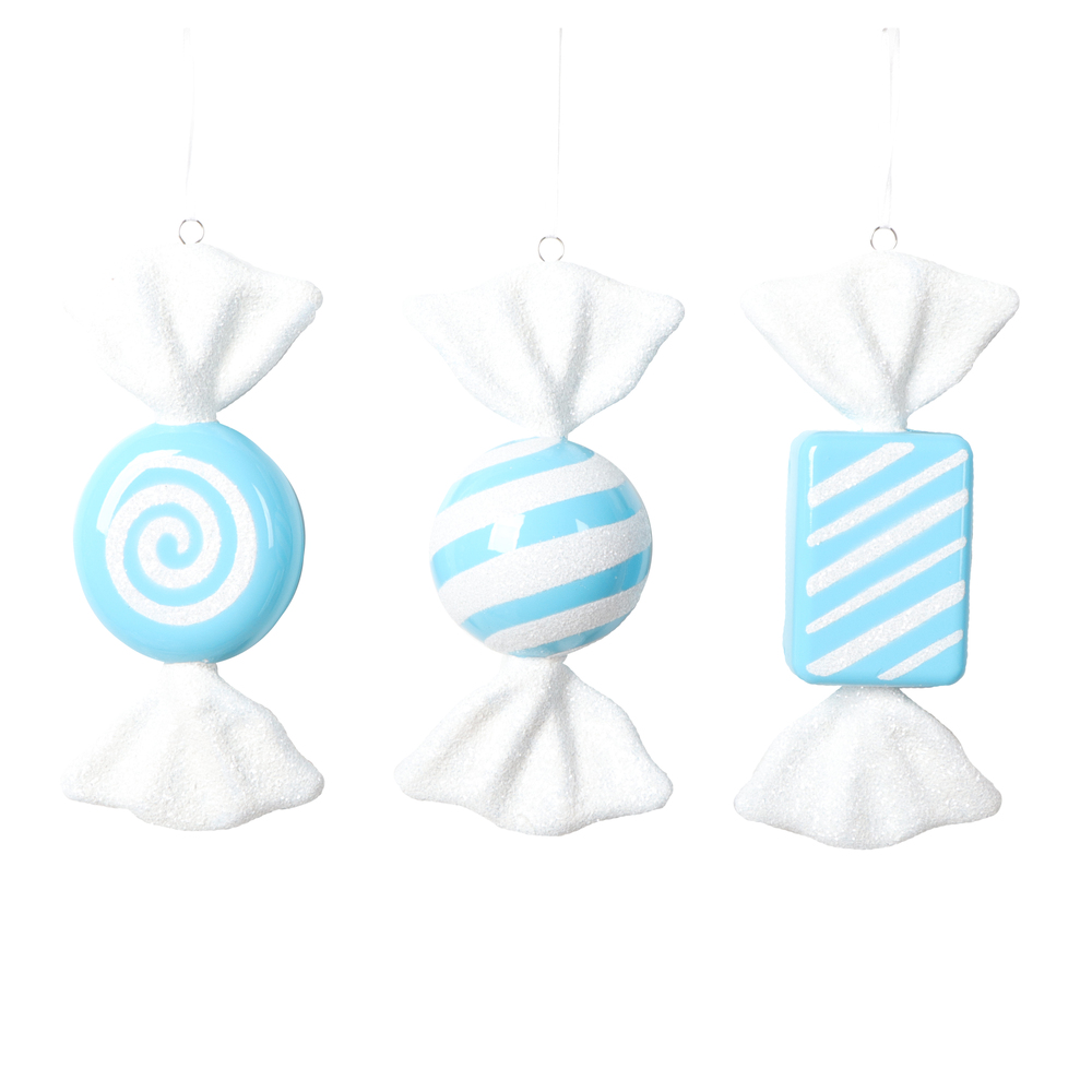 7.5-8 in. Candy Assortment, Baby Blue - 3 per Bag