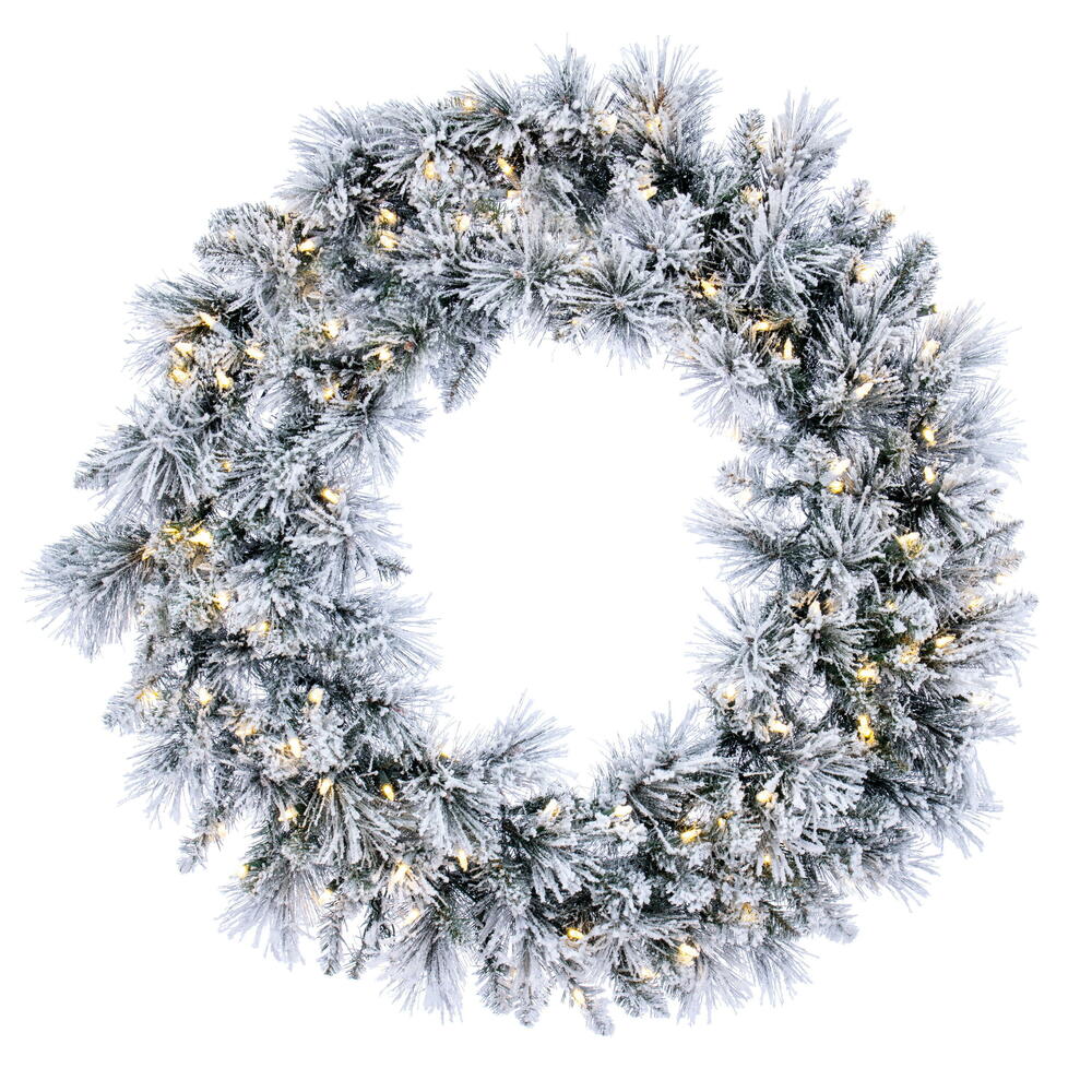 13 in. Round Swirl Candy Ornament, Baby Blue