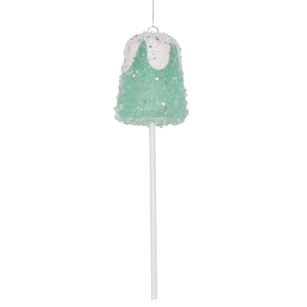 Picture of Vickerman MT221804 10 in. Gumdrop Lollipop Ornament, Green - 3 per Bag